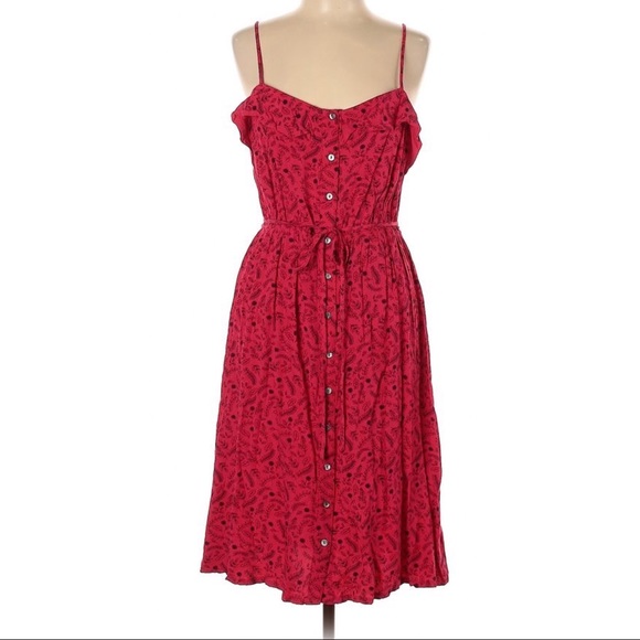 Universal Thread Dresses & Skirts - 2 for $20/Universal Thread Red Midi Dress